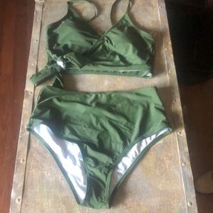 Green bikini